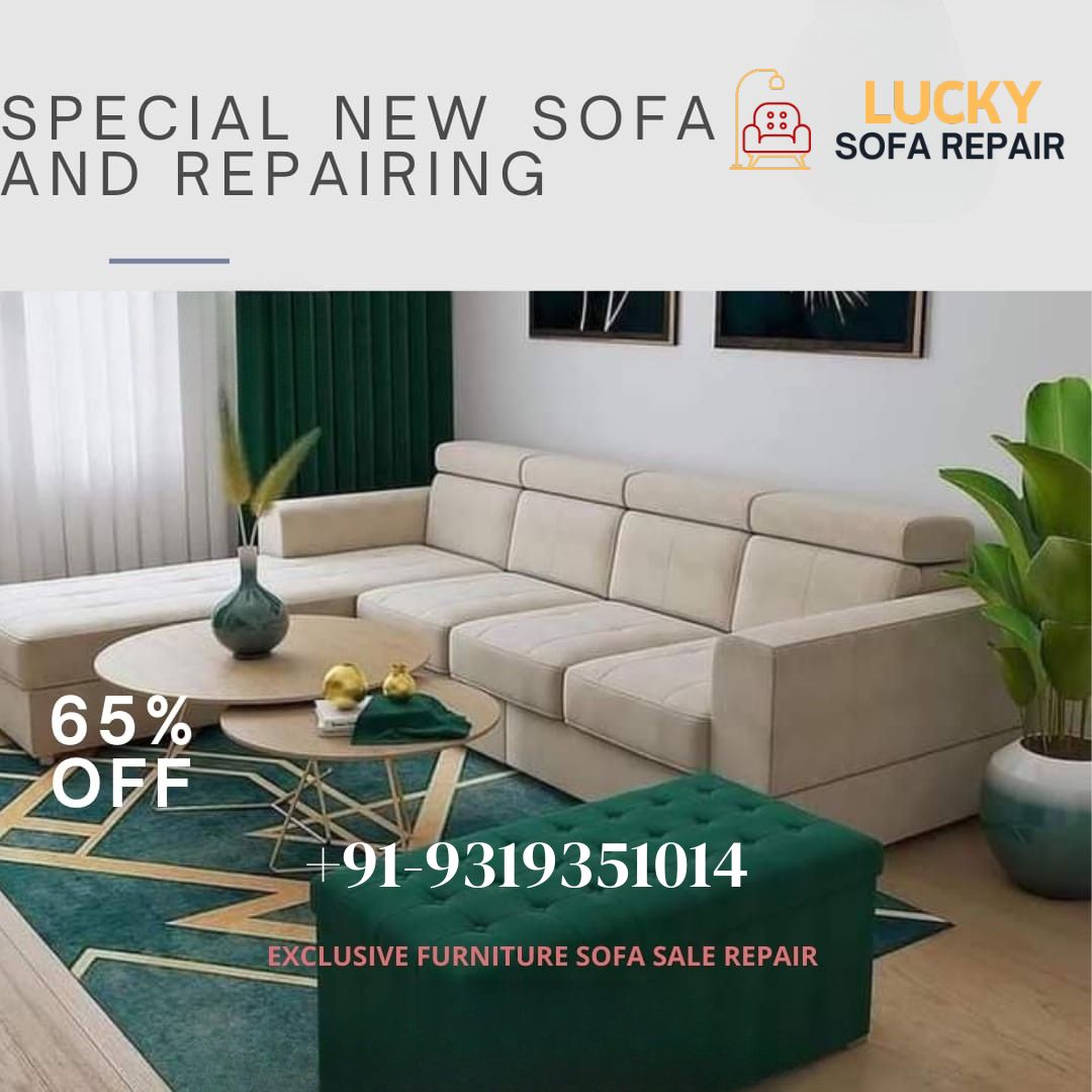 This image is describing sofa repair center in sector 34 noida